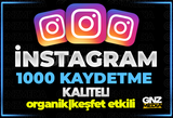 ⭐365 GÜN GAR. İNSTAGRAM 1000 GERÇEK KAYDETME⭐