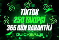 [⭐365 GÜN GARANTİ] Tiktok 250 Takipçi
