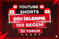 ⭐365 GÜN GARANTİ ⭐ YOUTUBE SHORTS PAKET 1