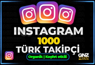 ⭐️365 GÜN GARANTİLİ 1.000 TÜRK INSTGRAMTAKİPÇİ