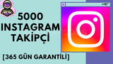 [365 GÜN GARANTİLİ] 5000 İNSTAGRAM TAKİPÇİ