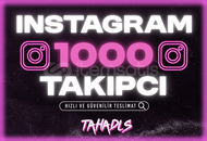⭐️365 GÜN GARANTİLİ⭐️1000 TAKİPÇİ INSTAGRAM⭐️