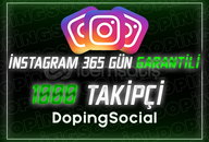 ⭐[365 GÜN GARANTİLİ] INSTAGRAM 1000 TAKİPÇİ⭐