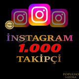 ⭐[365 Gün Garantili] İnstagram 1.000 Takipçi⭐