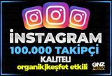 ⭐365 GÜN GARANTİLİ İNSTAGRAM 100.000 TAKİPÇİ ⭐