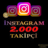 ⭐[365 Gün Garantili] İnstagram 2.000 Takipçi⭐