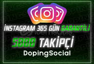 ⭐[365 GÜN GARANTİLİ] INSTAGRAM 5000 TAKİPÇİ⭐