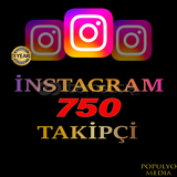 ⭐[365 Gün Garantili] İnstagram 750 Takipçi⭐