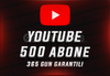 ⭐365 GÜN GARANTİLİ⭐ YOUTUBE GERÇEK 500 ABONE⭐