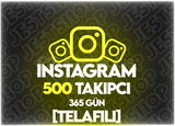 ⭐[365 GÜN TELAFİLİ] Instagram 500 Takipçi⭐