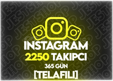 ⭐[365 GÜN TELAFİLİ] Instagram 2250 Takipçi⭐