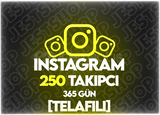 ⭐[365 GÜN TELAFİLİ] Instagram 250 Takipçi⭐