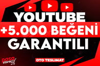 ⭐[365GÜN GARANTİLİ] ⭐ YOUTUBE 5000 GERÇEK BEĞENi