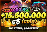 ⭐RGB SECRET!⭐FİSCH +15M/15.600.000 C$ ✅HIZLI