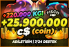 ⭐RGB SECRET!⭐FİSCH +25/M25.590.000 C$ ✅HIZLI