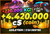 ⭐RGB SECRET!⭐FİSCH +4M/4.420.000 C$ ✅HIZLI