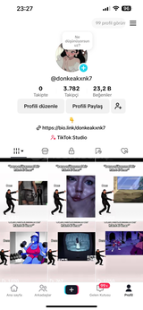 3.7 K takipçili Tiktok hesabı