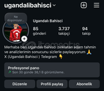 3.700 takipicli instagram hesabı