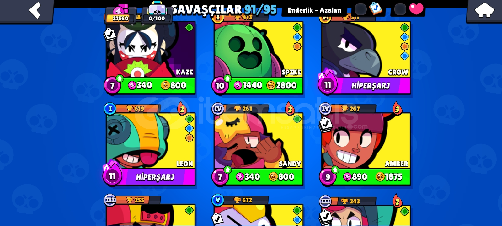 ???? 37.560 Kupa • 418 Savaşçı Seviyesi • 5 Yıllık