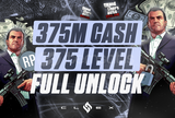 ✨375M Cash + 375 Level + Full Unlock | GTA✨