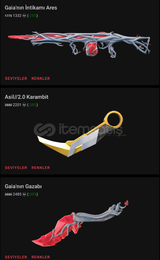 %38 Asil karambit %30 Gaia Bıçak/Ares