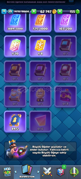 39 SEVİYE FUL 14 DESTELİ CLASH ROYALE HESABI