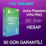 (3AY) Avira Phantom VPN PRO Hesap Garantili