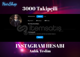 3K Takipçili Hesap! | INSTAGRAM