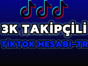 3K TAKİPÇİLİ TİKTOK HESABI-TR 