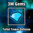 3M Gems - TTD ⭐ Toilet Tower Defense