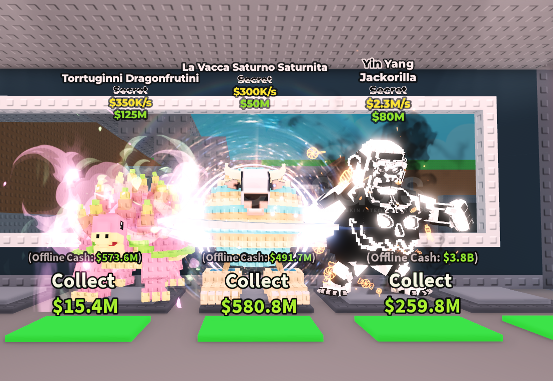 3tane secret fuselik STEAL A BRAİNROT