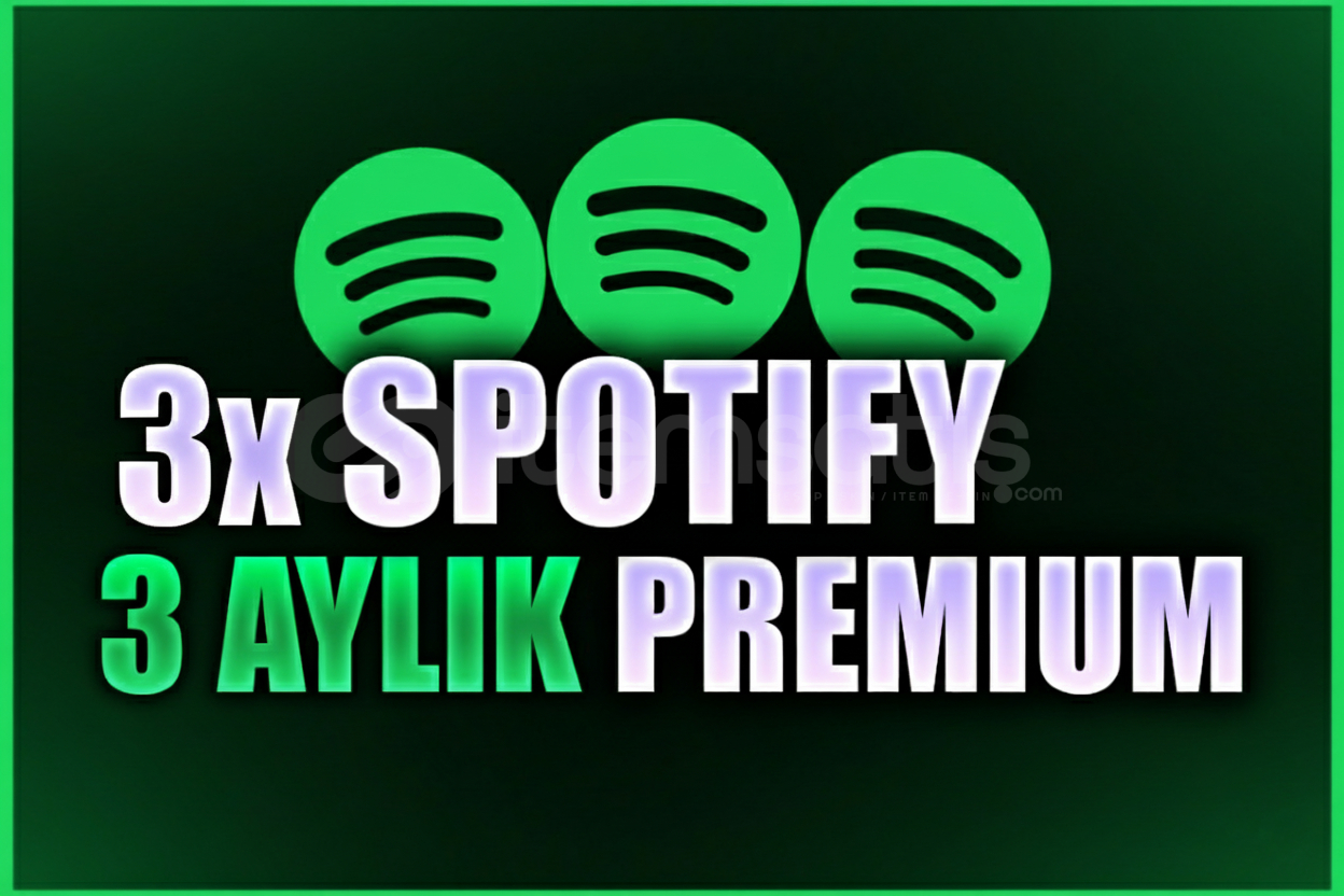 3x 3 Aylık Spotify Premium | Kendi Hesabınıza 3x 3 Aylık Spotify Premium | Kendi Hesabınıza