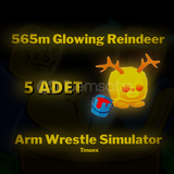 5x 565M Glowing Reindeer Arm Wrestle Simulator