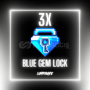 3X BLUE GEM LOCK EN UCUZU HIZLI TESLİM
