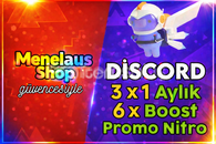 3X DİSCORD NİTRO PROMO KOD+GARANTİ