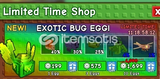 3x Exotic Bug Egg