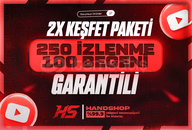 ⭐2X [GARANTİLİ] YOUTUBE KEŞFET PAKETİ⭐