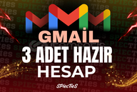 ⭐3X GMAİL⭐ HESABI - TELEFON NUMARASIZ !!