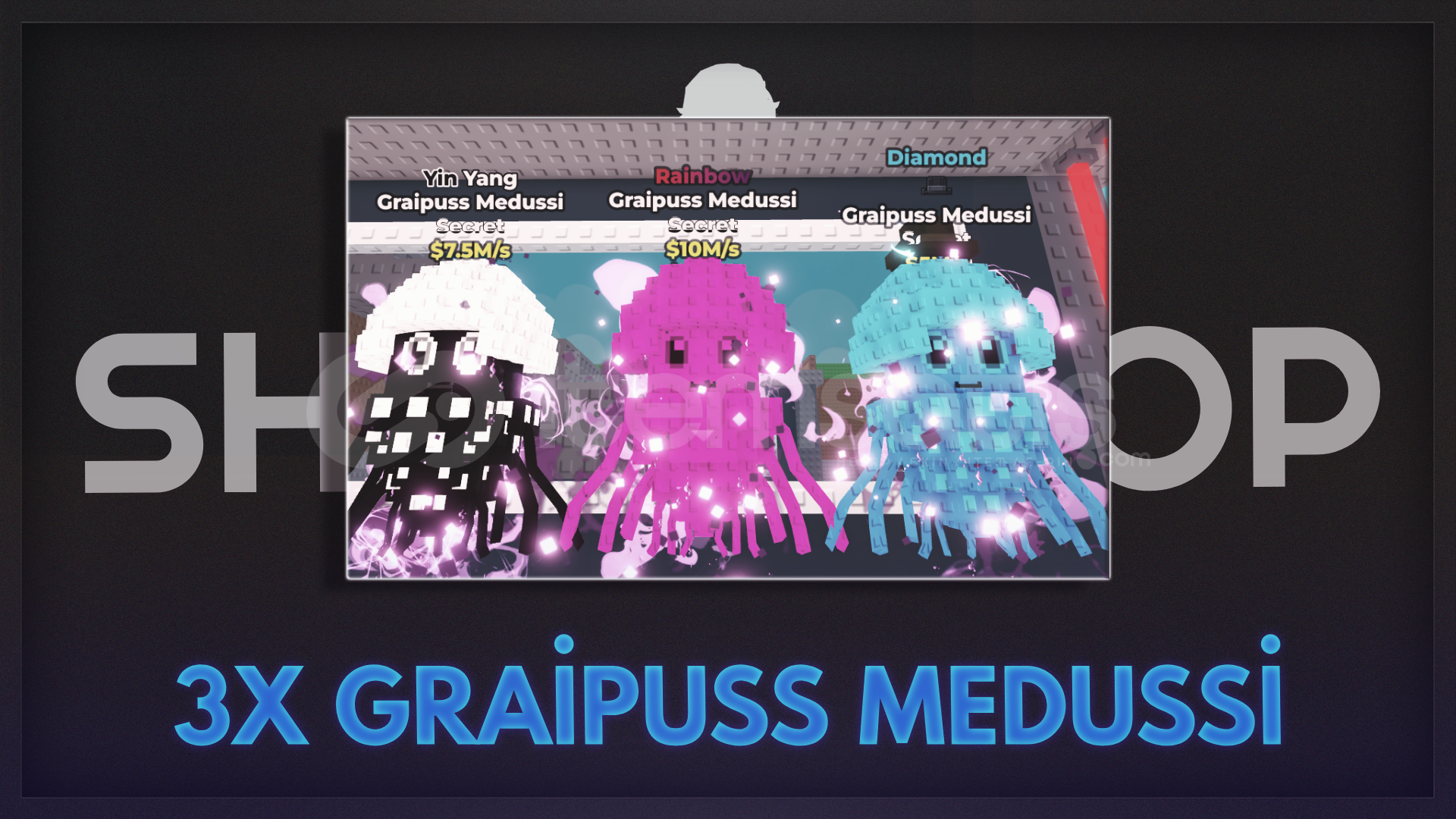 ⭐3X GRAİPUSS MEDUSSİ 22.5M - STEAL A BRAİNROT⭐ ⭐3X GRAİPUSS MEDUSSİ 22.5M - STEAL A BRAİNROT⭐