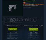 3x Island Assasult Team Kilt