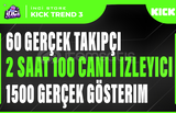 3X | KİCK CANLI YAYIN PAKETİ TREND 3