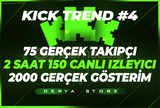 3X | KİCK CANLI YAYIN PAKETİ TREND 4