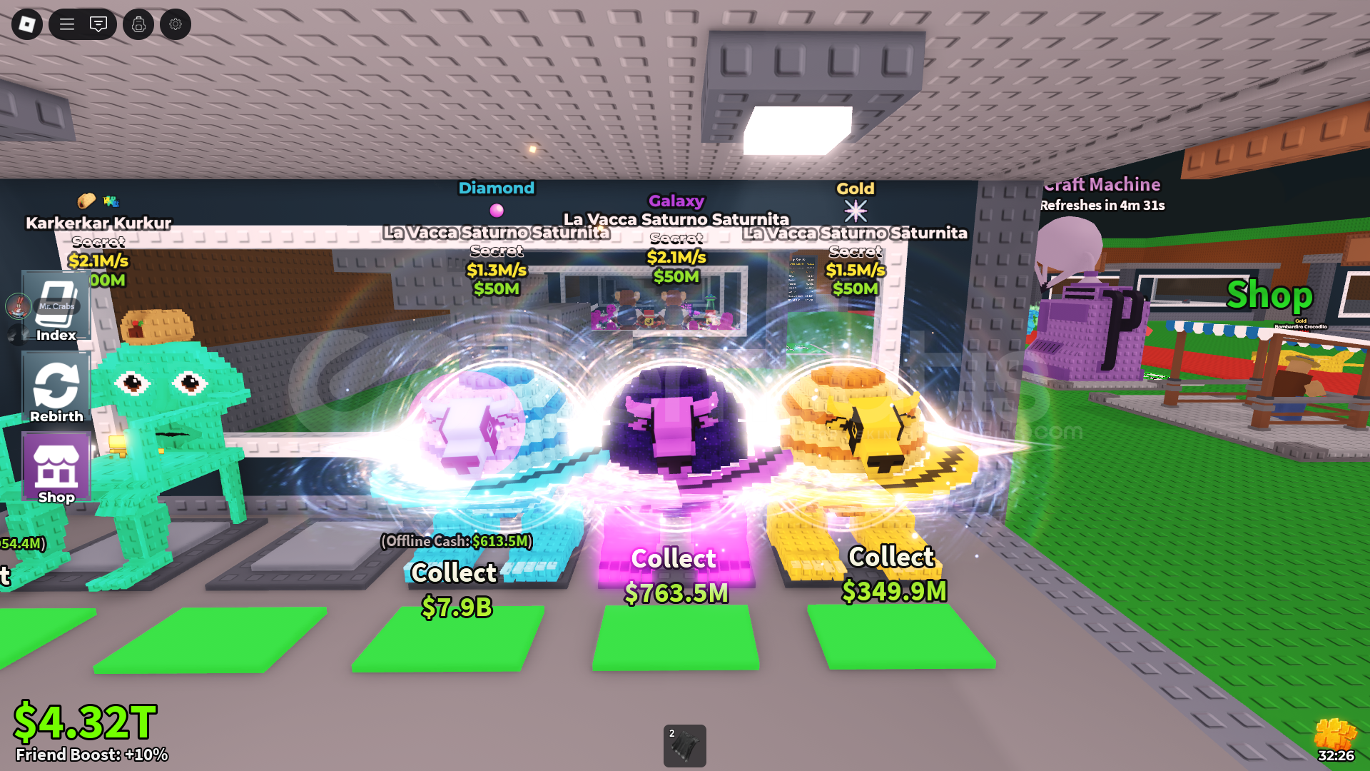 3x La Vacca Saturno Saturnita ⚡ 5M/s TOTAL 3x La Vacca Saturno Saturnita ⚡ 5M/s TOTAL