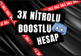 ⭐3 aylık Nitrolu Boostlu Hesap ( suppers )