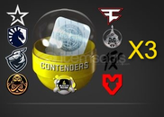 3x Paris 2023 Mücadeleciler Çıkartma Kapsülü