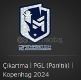 3x PGL (Parıltılı) | Kopenhag 2024 | Çıkartma 