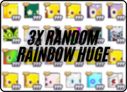!!3x (RAİNBOW) Huge Pet!!