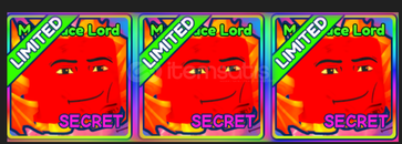 3x Secret Man Face Overlord BGSİ