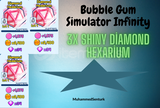 3x Shiny Diamond Hexarium
