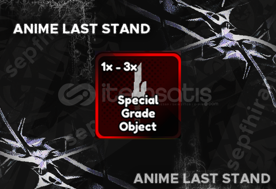 3x Special Grade Object - Anime Last Stand 3x Special Grade Object - Anime Last Stand